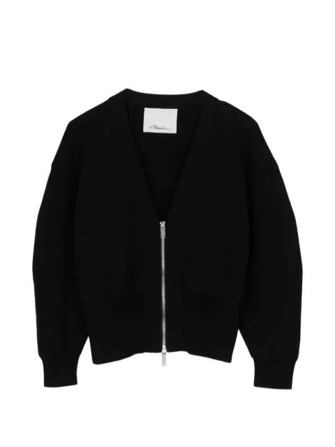 V-neck zip-up cardigan by 3.1 PHILLIP LIM