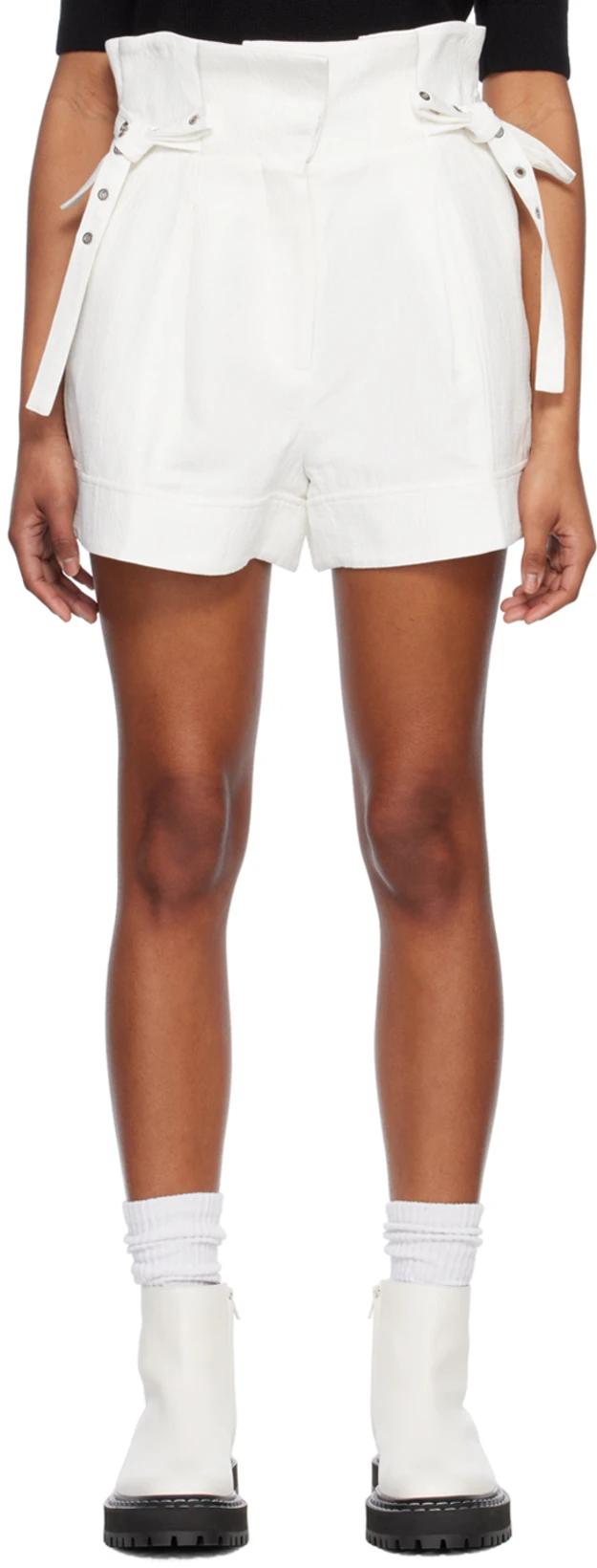 White Paperbag Shorts by 3.1 PHILLIP LIM