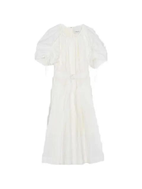 belt pleated dress by 3.1 PHILLIP LIM