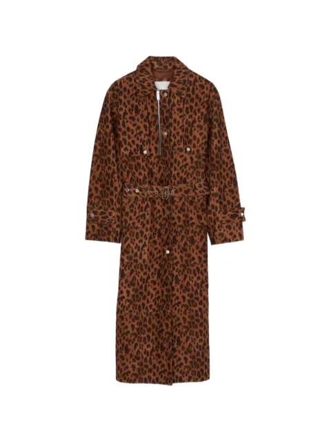 belted leopard-print coat by 3.1 PHILLIP LIM