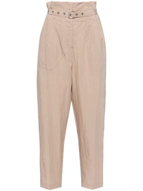 belted pleat-detail tapered trousers by 3.1 PHILLIP LIM