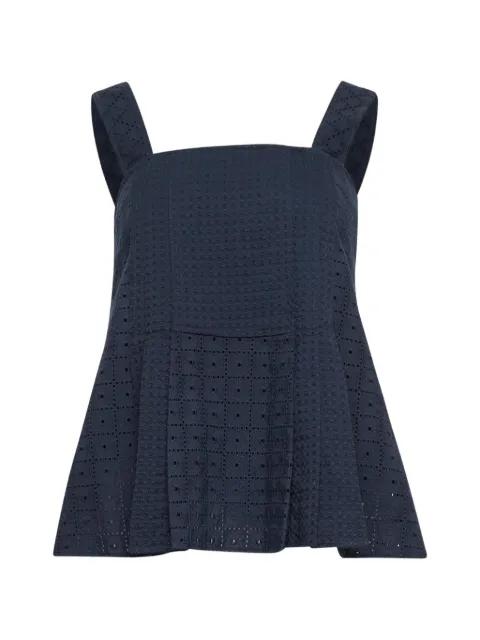 broderie-anglaise pleated top by 3.1 PHILLIP LIM