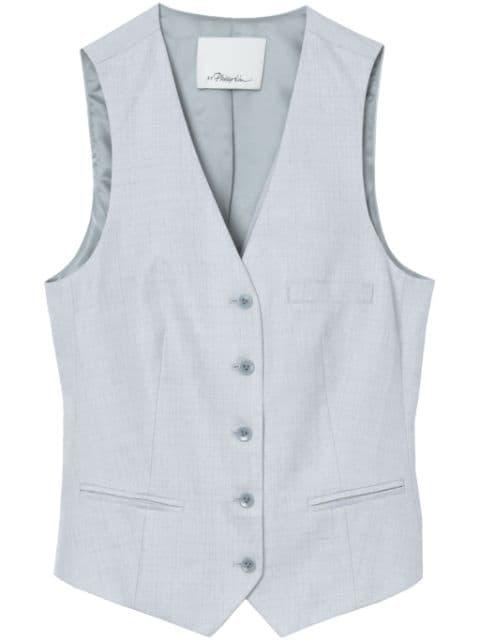 built-in bra waistcoat by 3.1 PHILLIP LIM