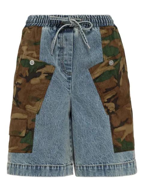 camouflage-panel denim shorts by 3.1 PHILLIP LIM