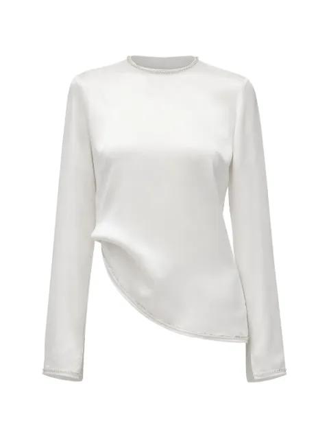 crystal-trim long-sleeve top by 3.1 PHILLIP LIM
