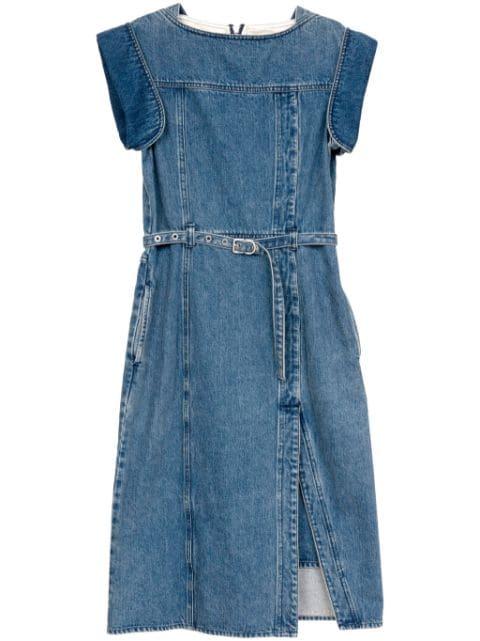 deconstructed belted denim dress by 3.1 PHILLIP LIM