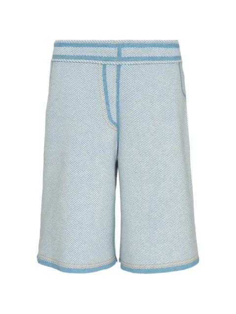 denim-print shorts by 3.1 PHILLIP LIM