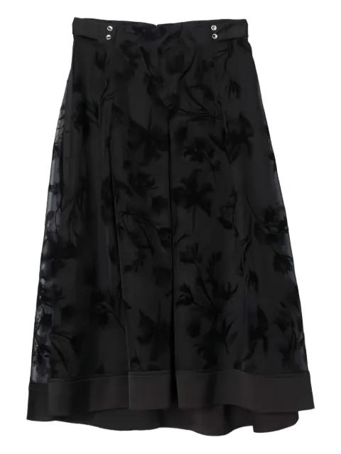embossed-florals midi skirt by 3.1 PHILLIP LIM