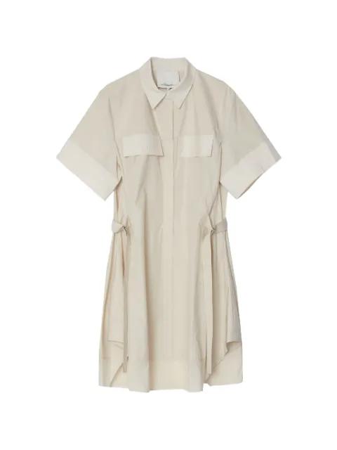 flap-pocket tie mini dress by 3.1 PHILLIP LIM
