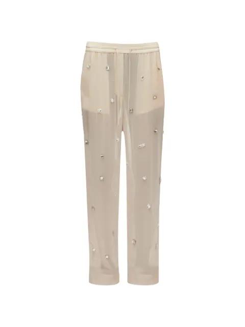 gem-embellished chiffon trousers by 3.1 PHILLIP LIM