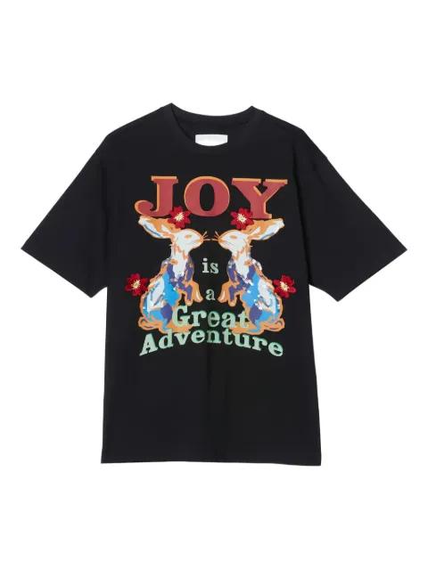 graphic-print floral-embroidery T-shirt by 3.1 PHILLIP LIM