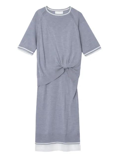 knot-detail merino midi dress by 3.1 PHILLIP LIM