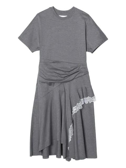 lace-trim ruffled asymmetrical dress by 3.1 PHILLIP LIM