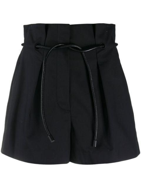 paperbag-waist mini shorts by 3.1 PHILLIP LIM