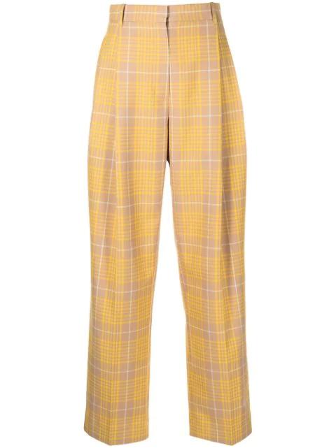 plaid jacquard straight-leg trousers by 3.1 PHILLIP LIM
