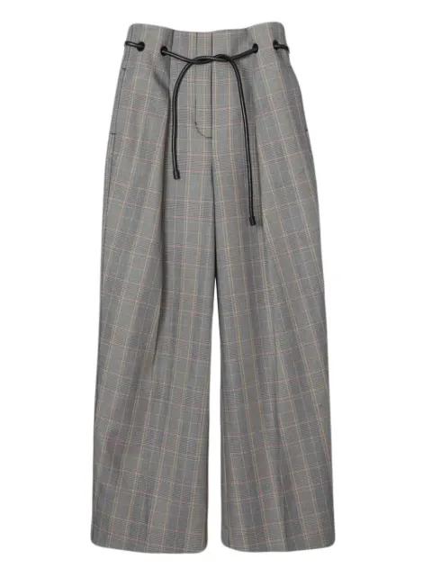 plaid-pattern drawstring trousers by 3.1 PHILLIP LIM