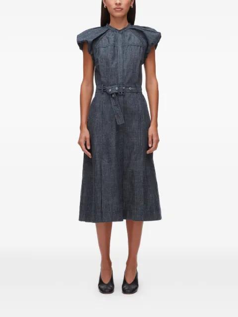 puff-sleeve belted dress by 3.1 PHILLIP LIM