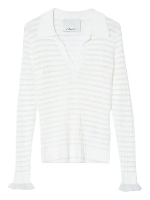 ribbed-knit polo-neck top by 3.1 PHILLIP LIM