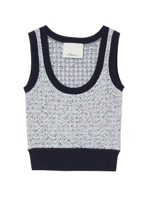 ribbed-trim top by 3.1 PHILLIP LIM