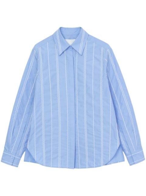 stripe-pattern cotton-blend shirt by 3.1 PHILLIP LIM