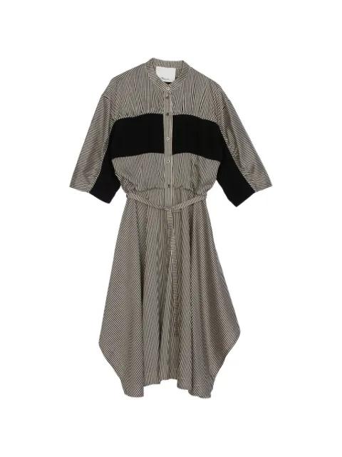 striped-pattern belted dress by 3.1 PHILLIP LIM