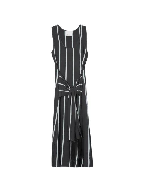 striped tassel midi dress by 3.1 PHILLIP LIM