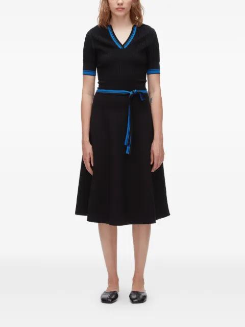 textured rib polo midi dress by 3.1 PHILLIP LIM