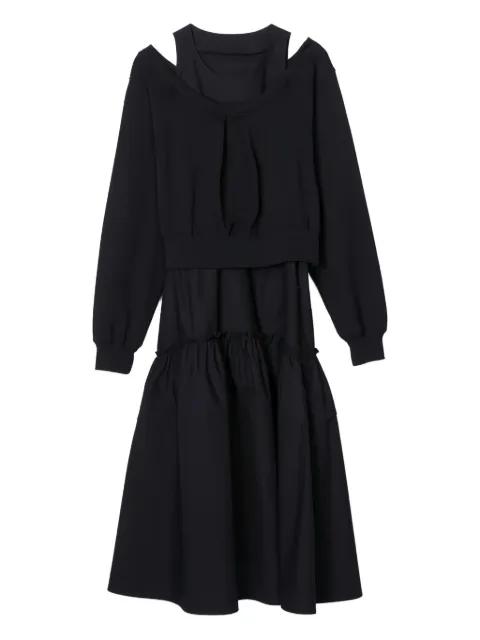 tiered cold-shoulder midi dress by 3.1 PHILLIP LIM