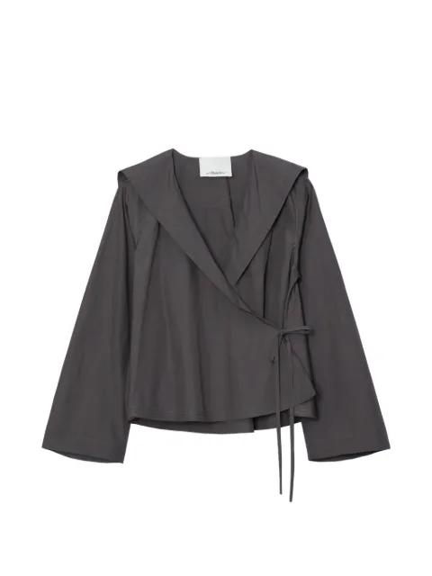 wide collar tie blouse by 3.1 PHILLIP LIM