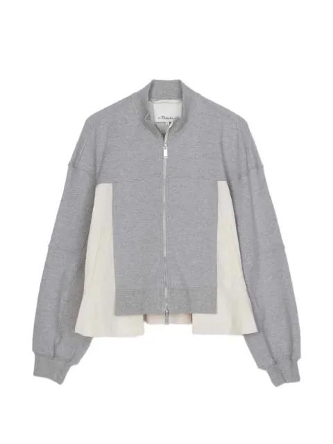 zip-up panelled sweater by 3.1 PHILLIP LIM