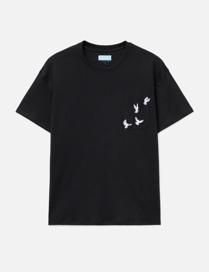 Doves Pocket T-Shirt by 3.PARADIS