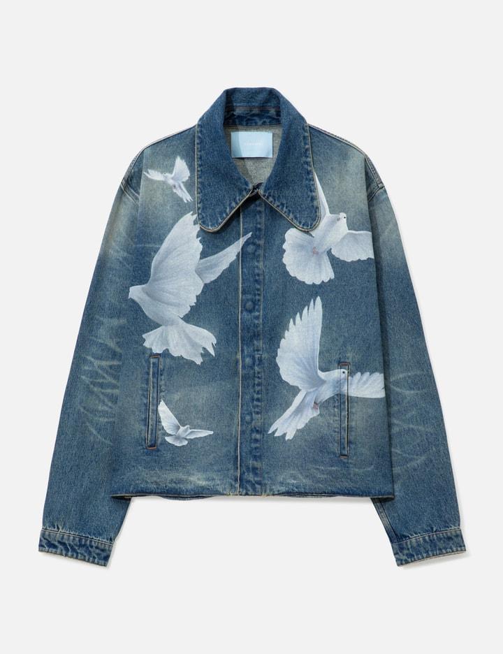Freedom Doves Denim Jacket by 3.PARADIS