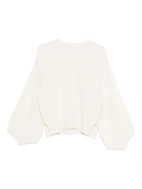 balloon-sleeve sweater by 3311