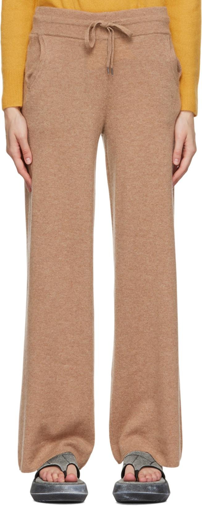 Tan Erica Lounge Pants by 360 CASHMERE