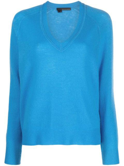 V-neck cashmere jumper by 360CASHMERE