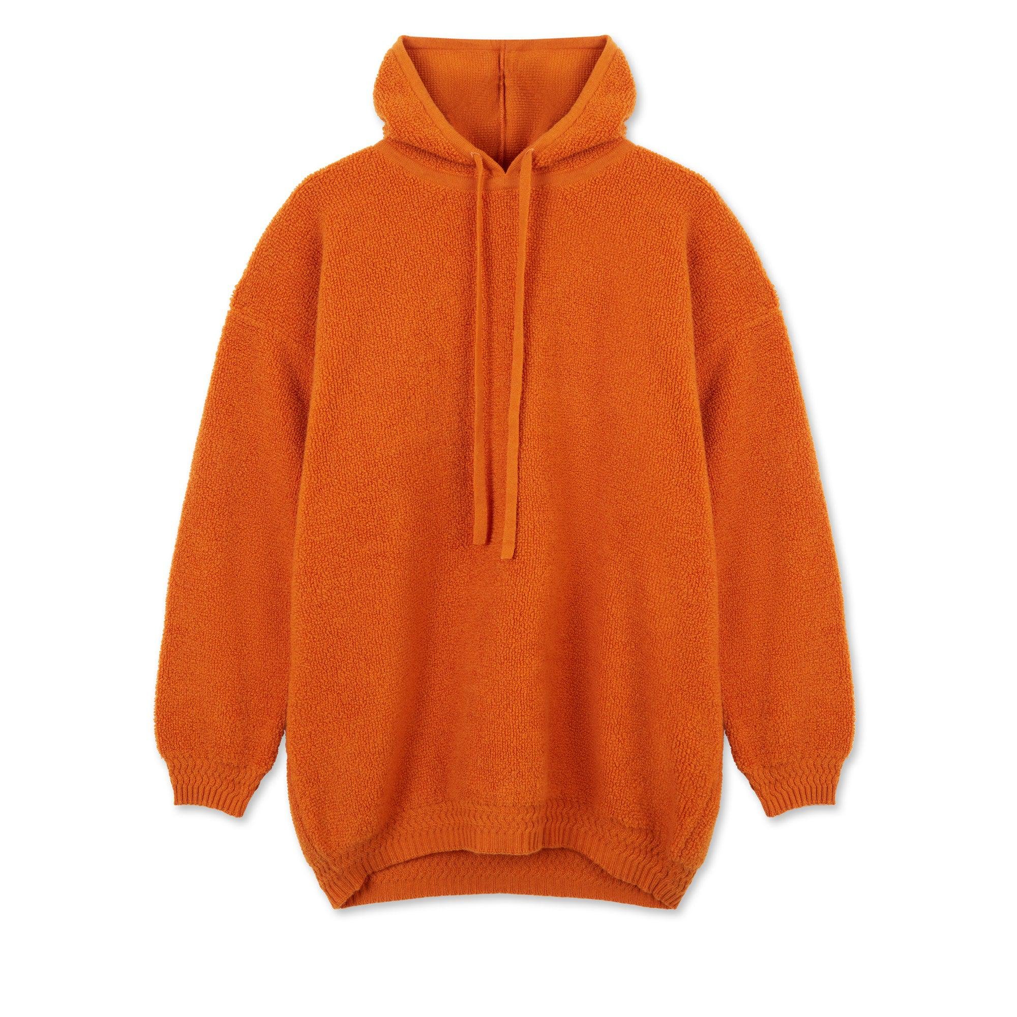 3Man - Men’s Cashmere Fleece Hoodie - (Orange) by 3MAN