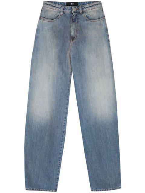Nicole mid-rise tapered jeans by 3X1