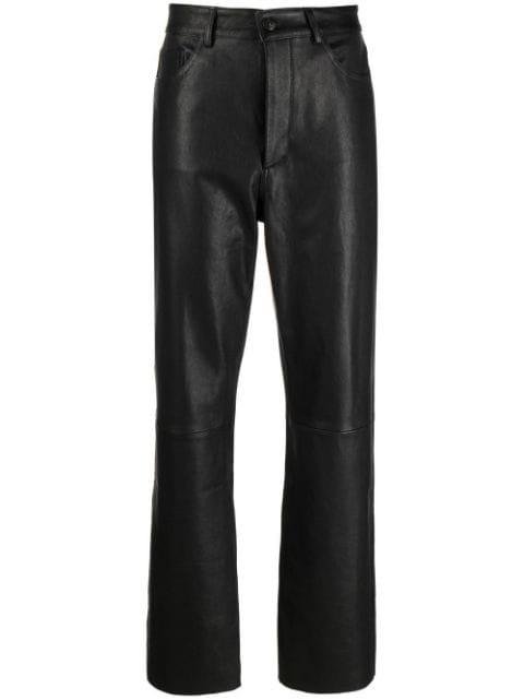 Sabina leather trousers by 3X1