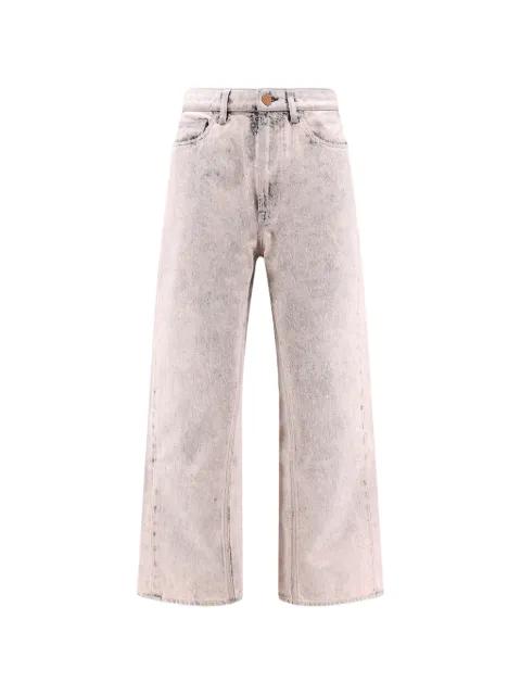 bleached straight jeans by 3X1