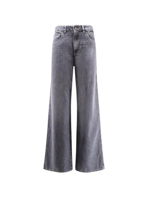 faded wide-leg jeans by 3X1