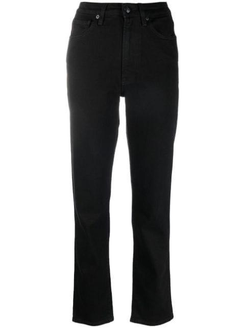 high-waist tapered jeans by 3X1