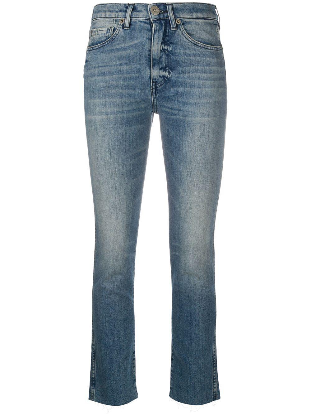 stonewashed skinny jeans by 3X1