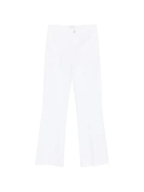 Thea white straight trousers by 40 WEFT