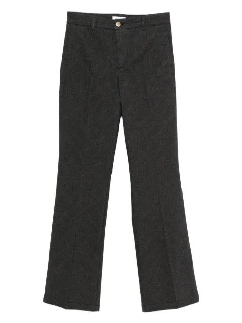 chevron-patterned pants by 40 WEFT