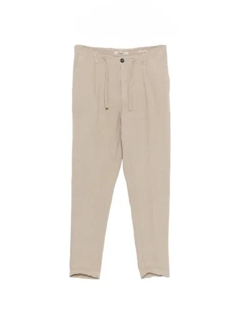drawstring-fastening trousers by 40 WEFT