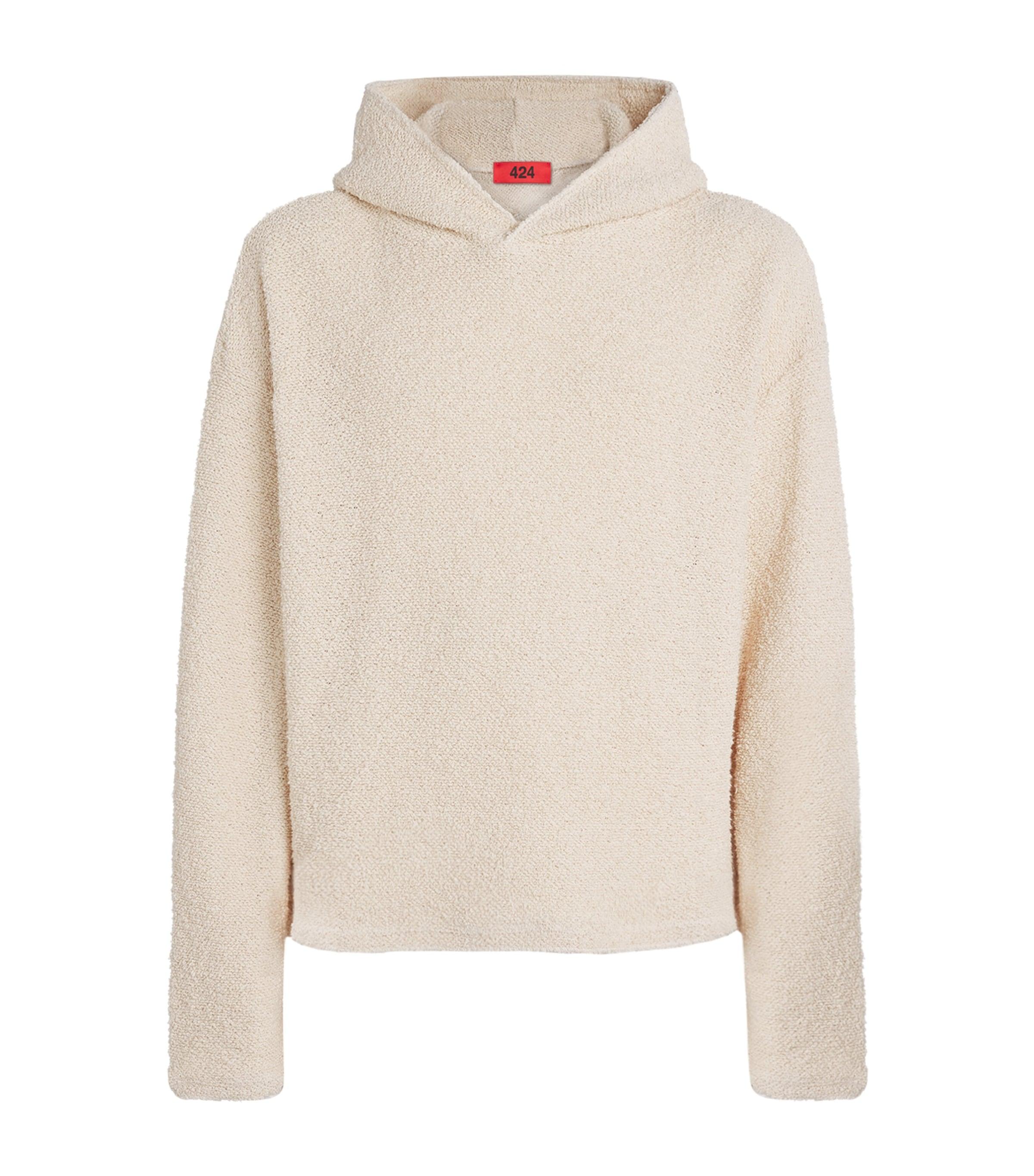 424 Cotton-Blend Bouclé Hoodie by 424