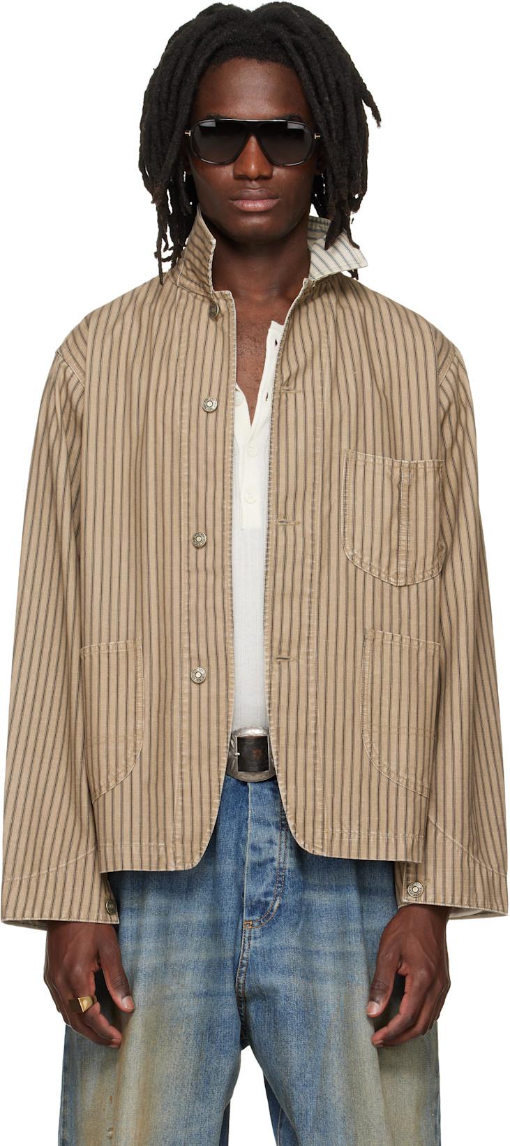 Beige Giacca Ale Jacket by 424