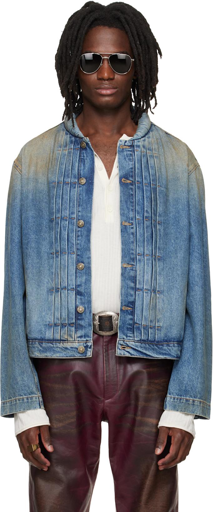 Blue Collection Trucker Denim Jacket by 424