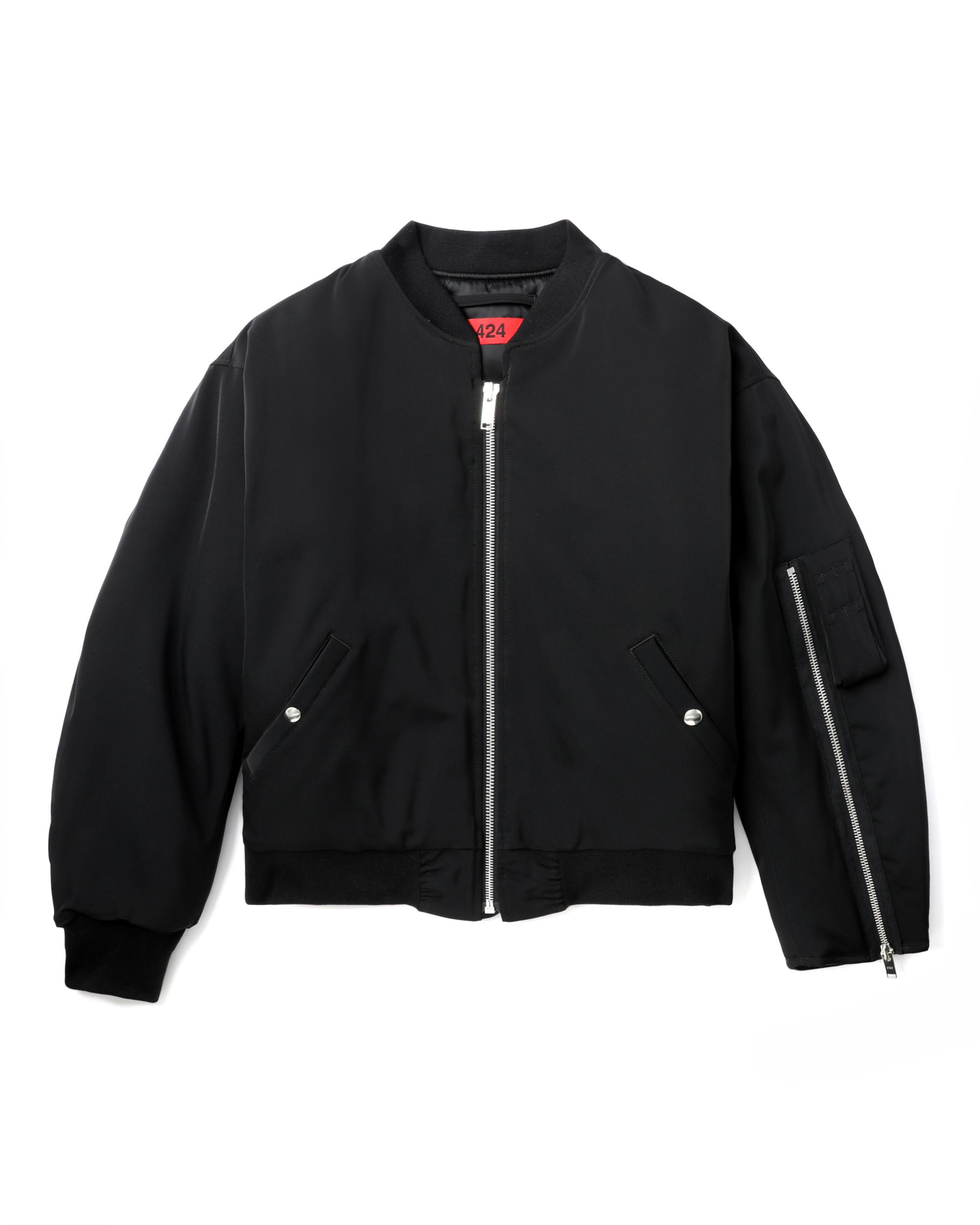 Cropped bomber jacket by 424