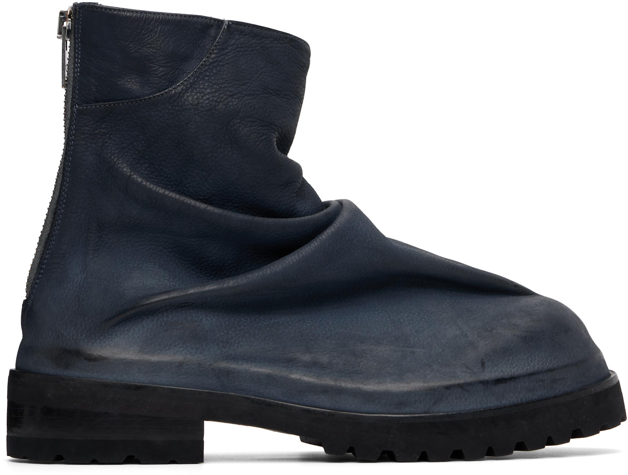 Gray Marathon Boots by 424